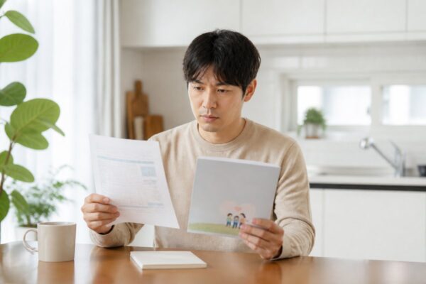 에너지바우처 신청 전 가구원 수와 거주 형태 확인하기